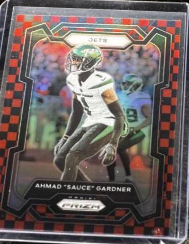 Ahmad 'Sauce' Gardner [Black Red Checker] #228