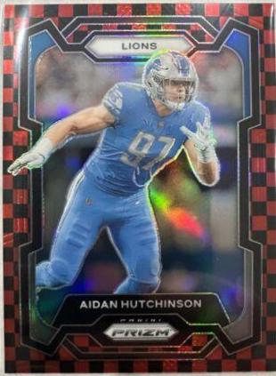Aidan Hutchinson [Black Red Checker] #94