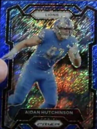 Aidan Hutchinson [Blue Shimmer] #94