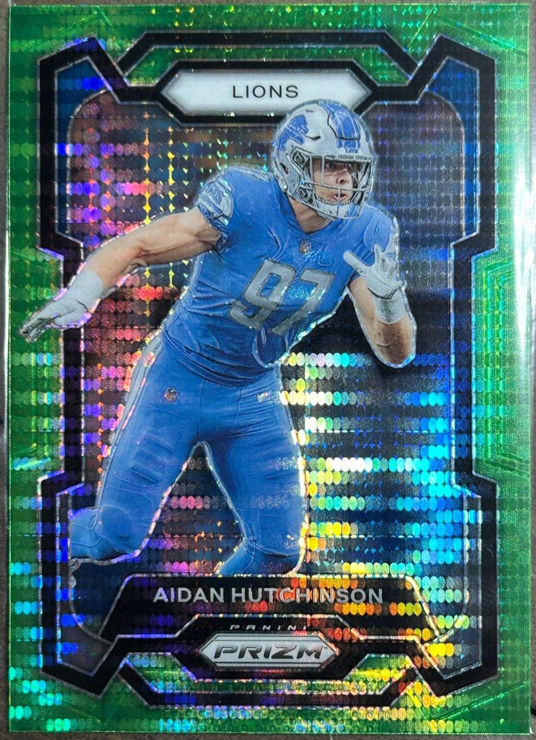 Aidan Hutchinson [Neon Green Pulsar] #94