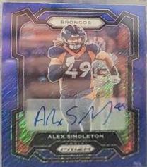 Alex Singleton [Autograph Blue Shimmer] #84