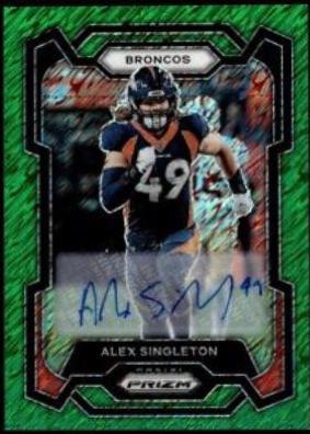 Alex Singleton [Autograph Green Shimmer] #84