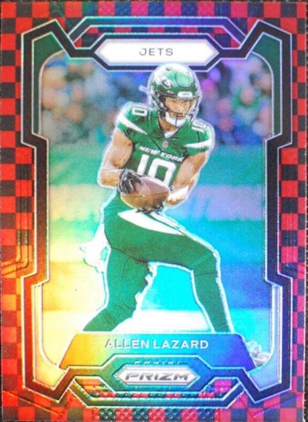 Allen Lazard [Black Red Checker] #229