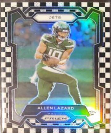 Allen Lazard [Black White Checker] #229