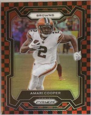 Amari Cooper [Black Red Checker] #64