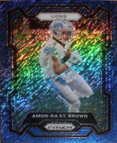 Amon Ra St. Brown [Blue Shimmer] #96