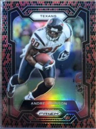 Andre Johnson [Black Red Checker] #121