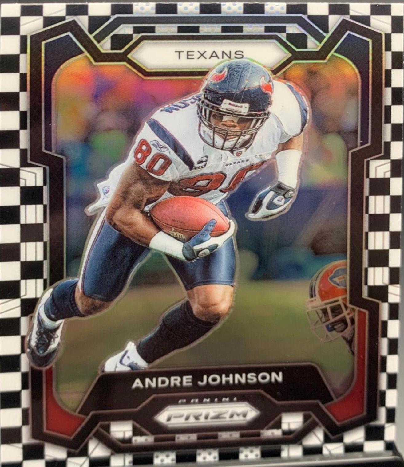 Andre Johnson [Black White Checker] #121