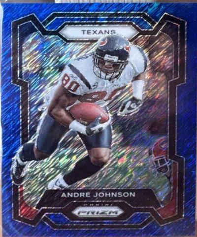 Andre Johnson [Blue Shimmer] #121