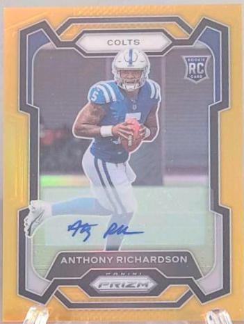 Anthony Richardson [Autograph Gold] #343