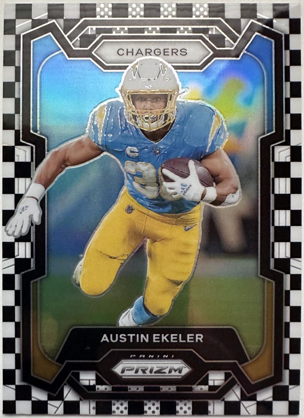 Austin Ekeler [Black White Checker] #153