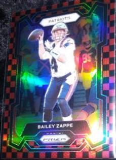 Bailey Zappe [Black Red Checker] #200