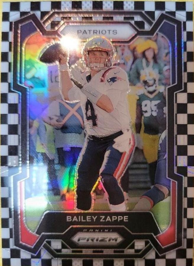 Bailey Zappe [Black White Checker] #200