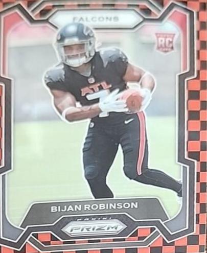 Bijan Robinson [Black Red Checker] #305
