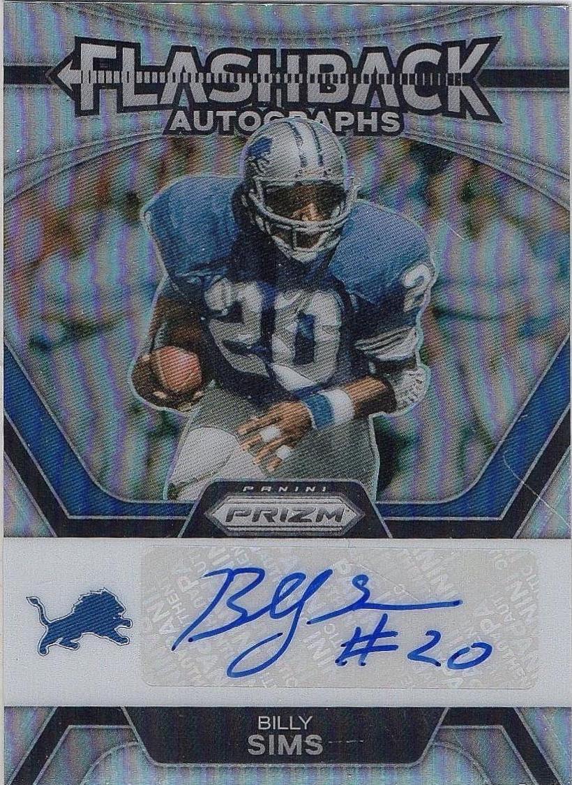 Billy Sims [Autograph Silver] #95
