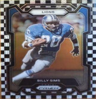 Billy Sims [Black White Checker] #95