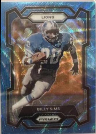 Billy Sims [Blue Wave] #95