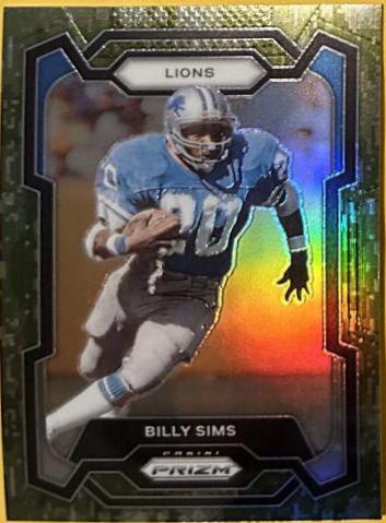 Billy Sims [Forest Camo] #95