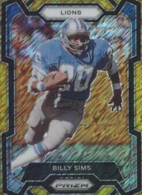 Billy Sims [Gold Shimmer] #95
