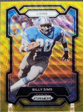 Billy Sims [Gold Wave] #95