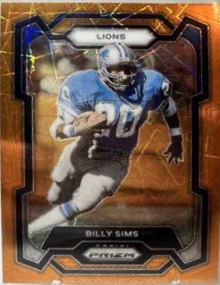 Billy Sims [Orange Lazer] #95