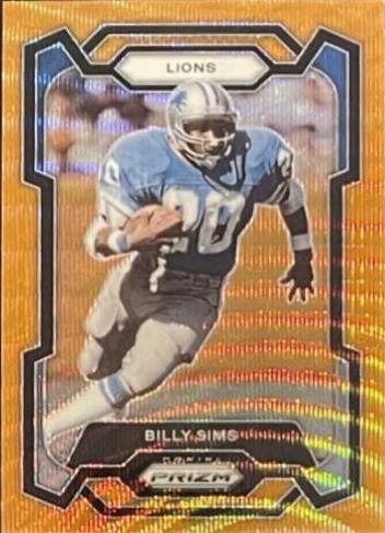 Billy Sims [Orange Wave] #95