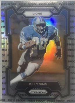 Billy Sims [Press Proof] #95