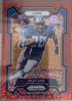 Billy Sims [Red Sparkle] #95