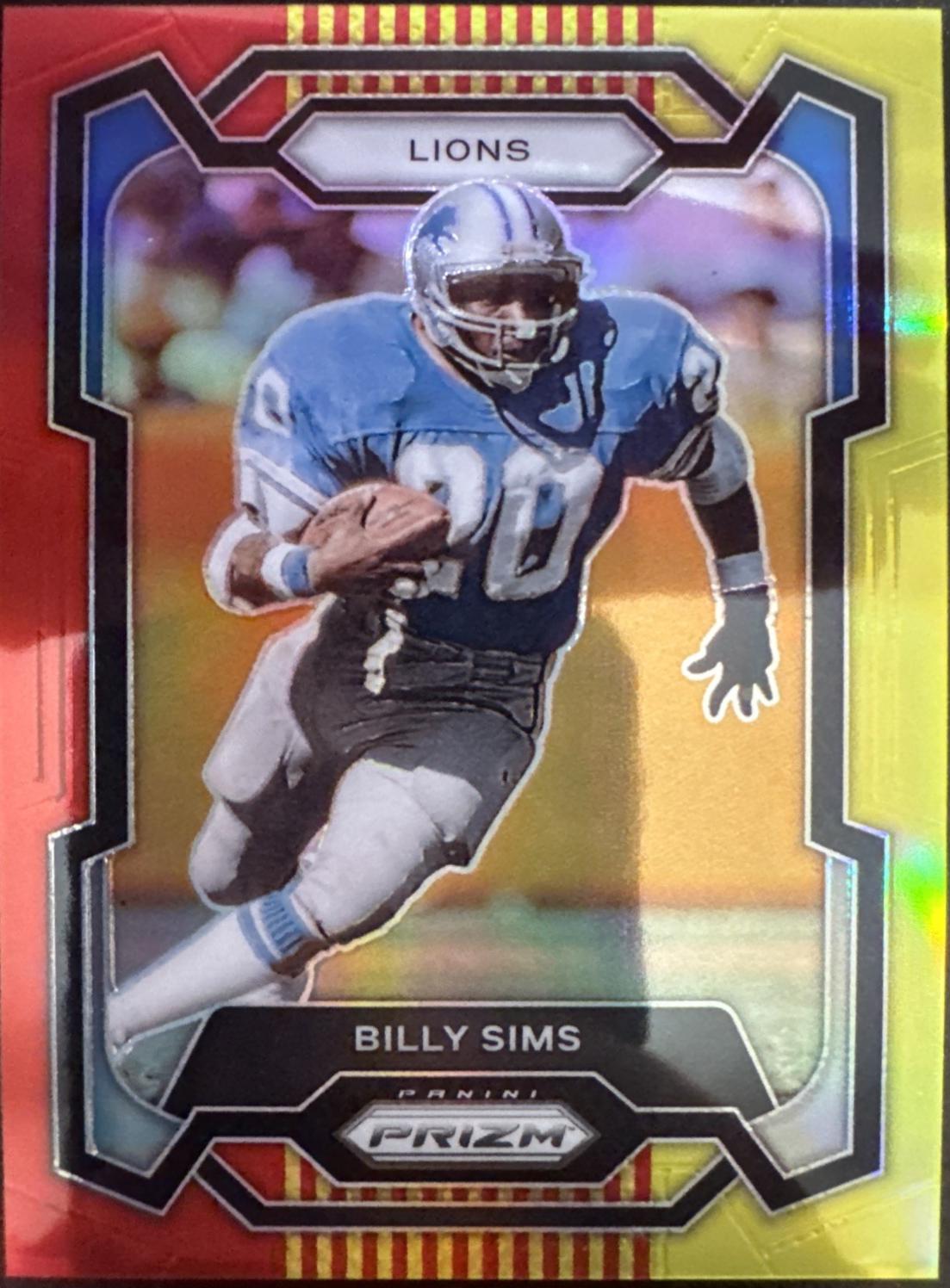 Billy Sims [Red Yellow] #95