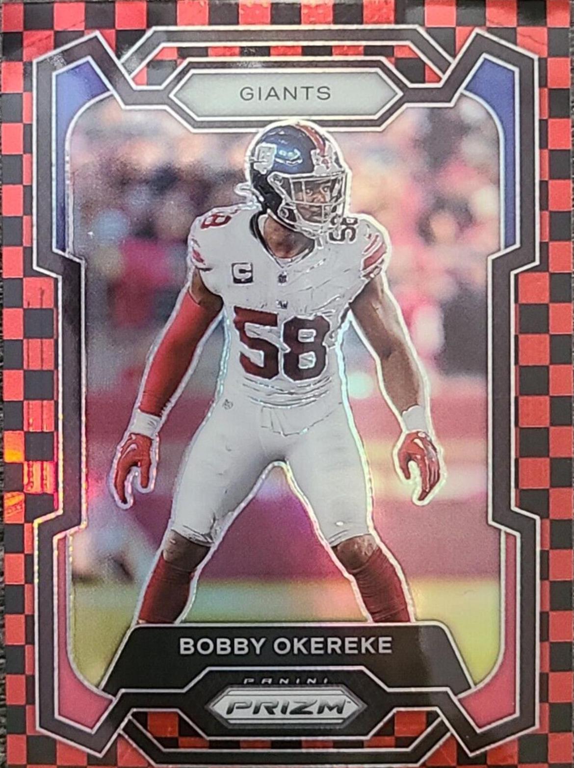 Bobby Okereke [Black Red Checker] #124