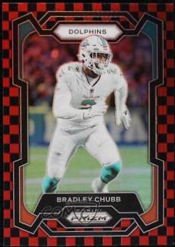 Bradley Chubb [Black Red Checker] #186