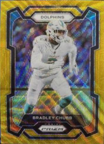 Bradley Chubb [Gold Wave] #186