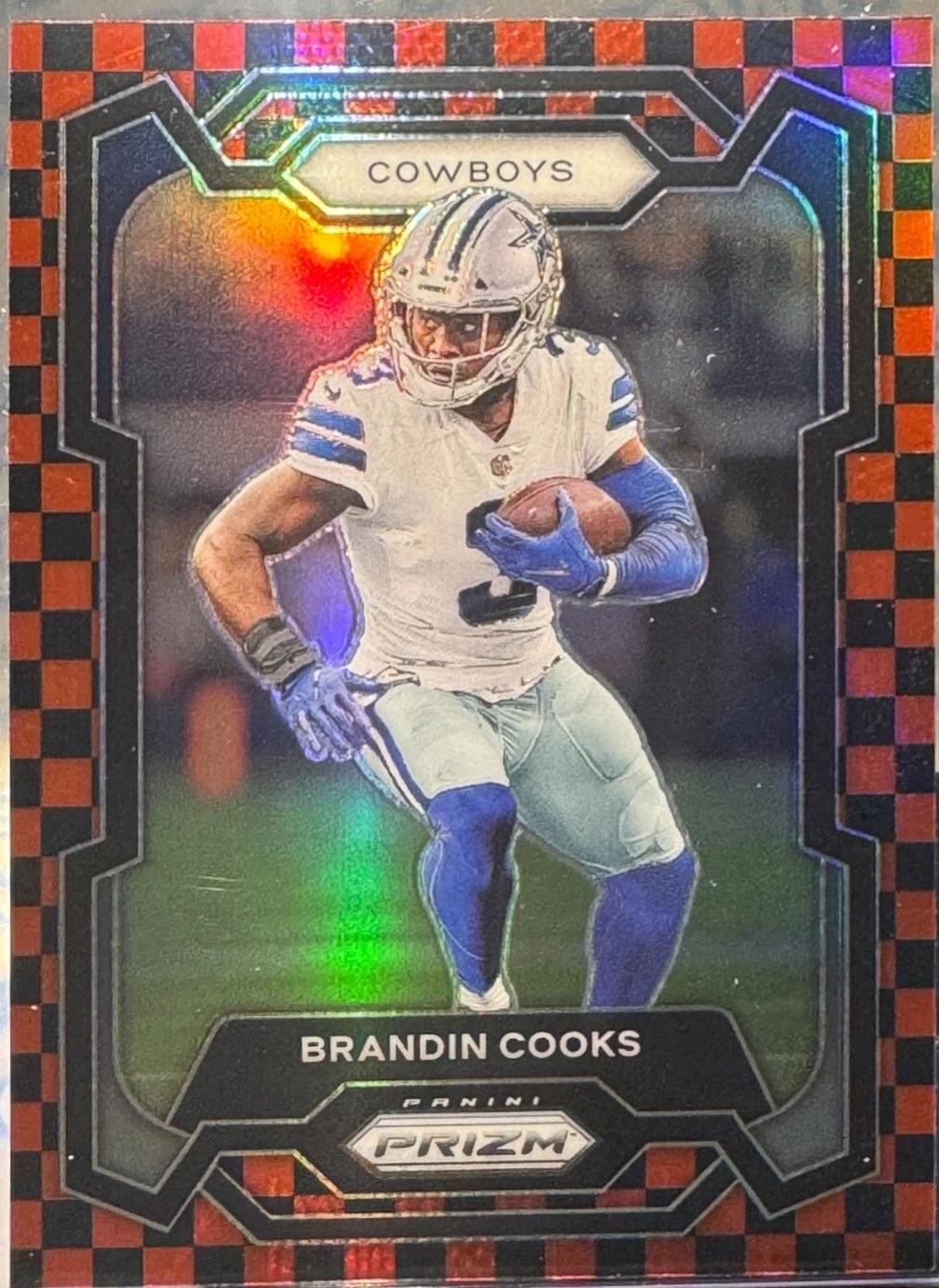 Brandin Cooks [Black Red Checker] #71
