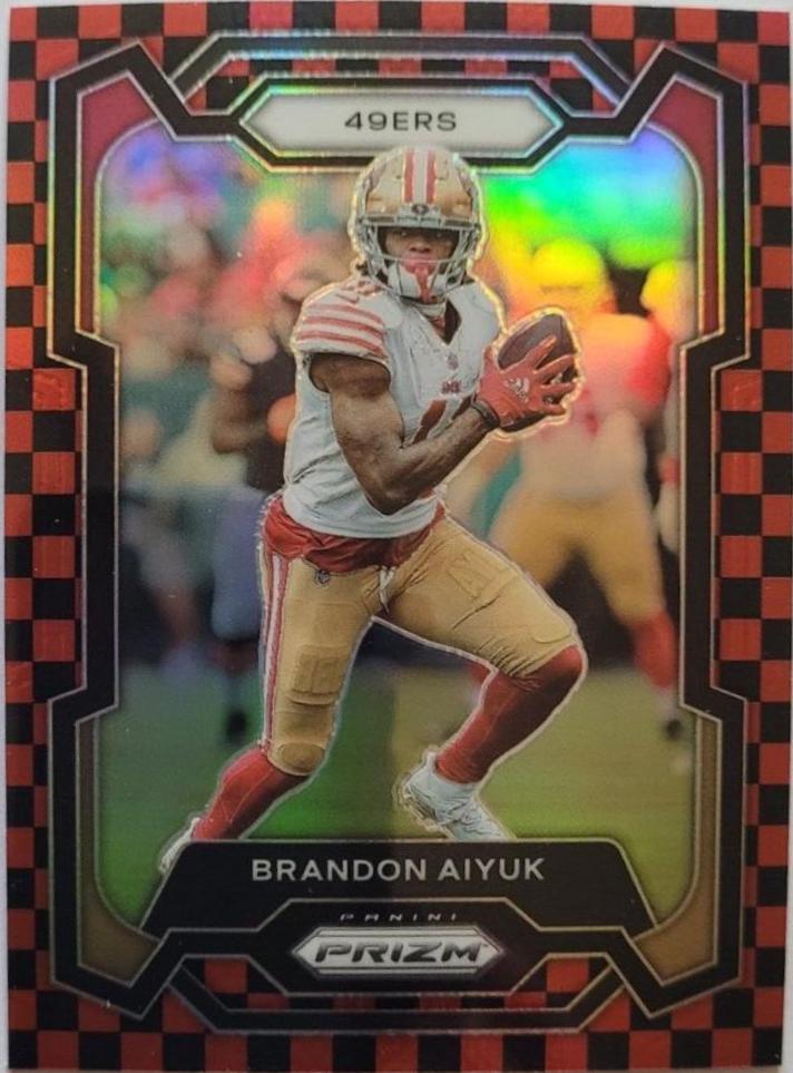 Brandon Aiyuk [Black Red Checker] #265