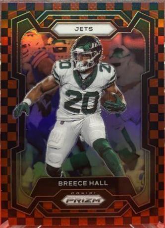 Breece Hall [Black Red Checker] #232