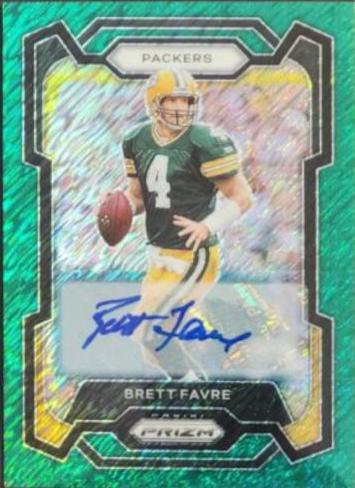 Brett Favre [Autograph Green Shimmer] #112