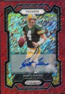 Brett Favre [Autograph Red Shimmer] #112