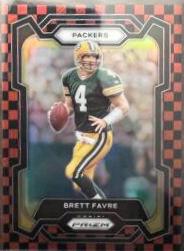 Brett Favre [Black Red Checker] #112