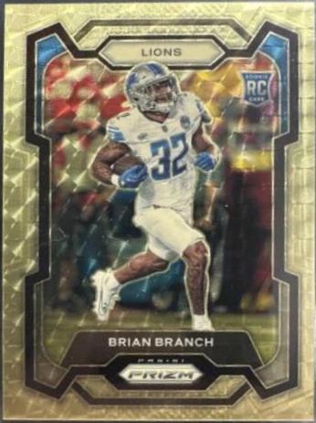 Brian Branch [Autograph Gold Vinyl] #328