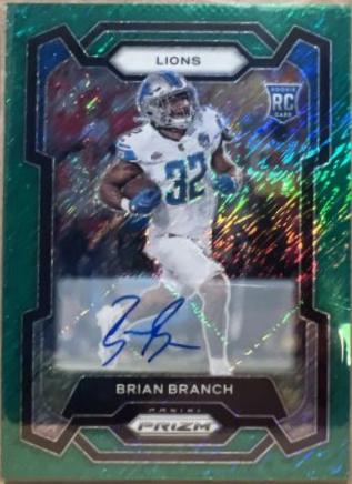 Brian Branch [Autograph Green Shimmer] #328