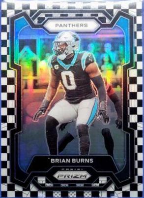 Brian Burns [Black White Checker] #39