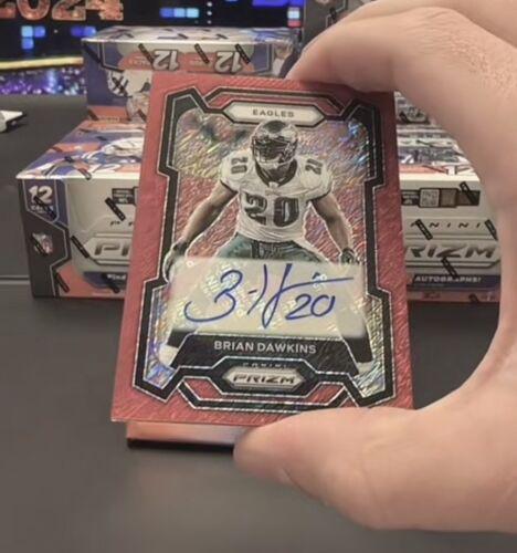 Brian Dawkins [Autograph Red Shimmer] #241