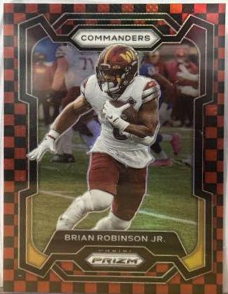 Brian Robinson Jr. [Black Red Checker] #292
