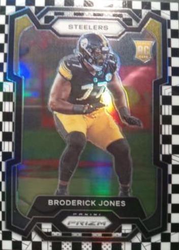 Broderick Jones [Black White Checker] #385
