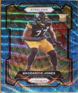 Broderick Jones [Blue Wave] #385