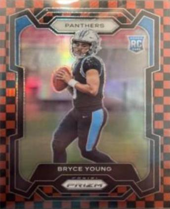 Bryce Young [Black Red Checker] #311