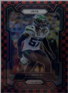 C. J. Mosley [Black Red Checker] #230