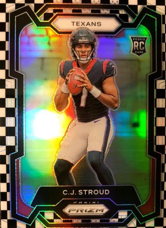 C. J. Stroud [Black White Checker] #339