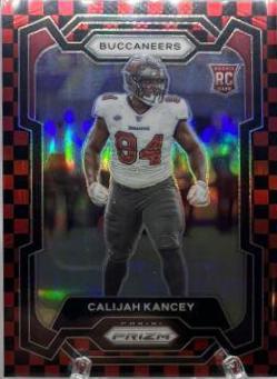 Calijah Kancey [Black Red Checker] #393