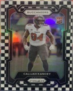 Calijah Kancey [Black White Checker] #393